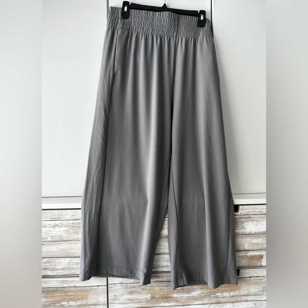 🩶 Jones & Co Jones New York Wide Leg Pants 2X Gray Pull-On NWT